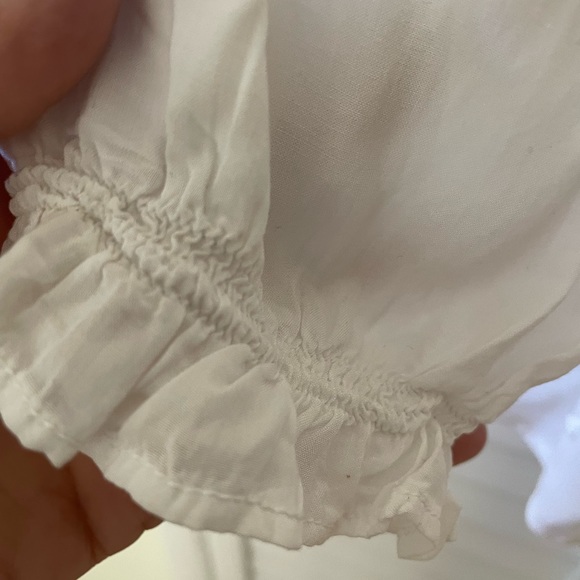 Velvet and Graham White Peasant Blouse - Picture 4 of 5